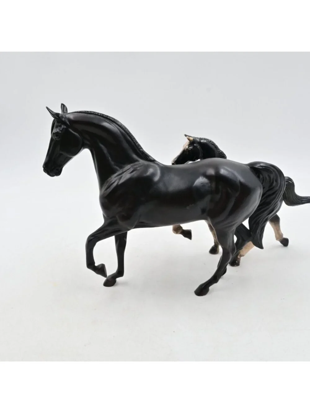 Breyer Horse Black Thoroughbred Mare & Imperial Foal Vintage 1970s/80s Toys
